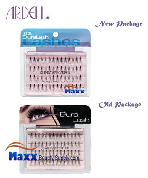 4 Package - Ardell DuraLash Flare Individual Lashes - Long Black